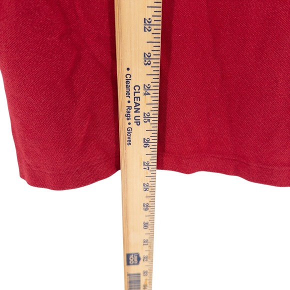 Polo Ralph Lauren Boys XL 18-20 Classic Fit Red Long Sleeve Polo Shirt Navy Pony - Picture 6 of 6